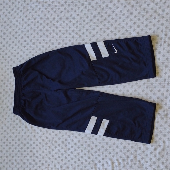 Nice NIKE Navy and White Track Pants - Picture 1 of 6